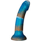 Baseks Copper Blue Silicone Dildo 18 cm