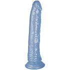 Baseks Glitter Blue Dildo 8.1 inches