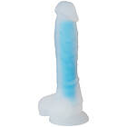 Baseks Glow in the Dark Blue Dildo 8.5 inches