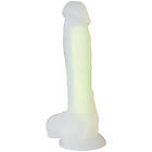 Baseks Glow in the Dark Yellow Dildo 8.5 inches