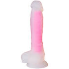 Baseks Glow in the Dark Pink Dildo 8.5 inches