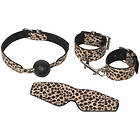 Baseks Leopard Kinky Bondage Set 3 pcs