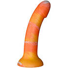 Baseks Orange Sunset Silicone Dildo 18 cm