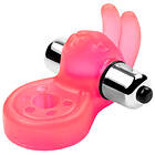 Baseks Vibrating Rabbit Cock Ring Clear