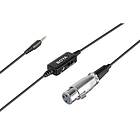 Boya BY-BCA6 Mikrofonadapter XLR till 3,5mm