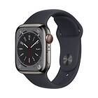 Apple Watch Series 8 4G 41mm Stainless Steel with Sport Band