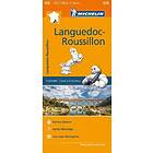 Languedoc Roussillon Michelin 526 Delkarta Frankrike