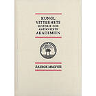 Kungl. Vitterhets Historie Och Antikvitets Akademien Årsbok. 2018