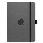 Dingbats* Wildlife A5+ Grey Elephant Notebook Plain