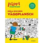 Pippi Målarbok. Måla Din Egen Väggplansch