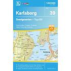 39 Karlsborg Sverigeserien Topo50 : Skala 1:50 000