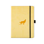 Dingbats* Wildlife A5+ Cream Wolf Notebook – Dotted