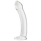 Sinful Curvy Clear Glass Dildo