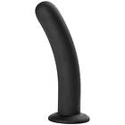 Sinful Slender Silicone Black Dildo Large