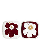 Marimekko Juhla Unikko Lautanen 10x10cm 2-pack