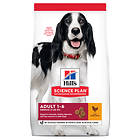 Hills Canine Science Plan Adult Advanced Fitness Medium Chicken 12kg