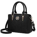 Miss Lulu Weave Effect Shoulder Bag (LG6865)