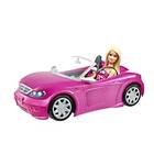 Barbie Doll And Her Glam Convertible Car DJR55