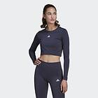 Adidas AEROKNIT Seamless Fitted Cropped Tee (Dame)