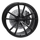 OZ Zeus Matt Black / Polished 9.5X19 5/112 ET54 CB66.5