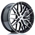 Japan Racing JR28 Gloss Black / Machined Face 8X17 5/112 ET40 CB66,6
