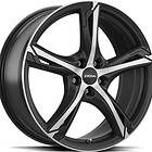 Ronal R62 Jet Black Matt Front Cut 8X19 5/120 ET50 CB65,1