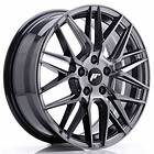 Japan Racing JR28 Hyper Black 7x17 5/100 ET35 CB67,1