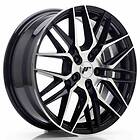 Japan Racing JR28 Gloss Black / Machined Face 7X17 5/112 ET40 CB66,6