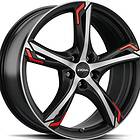 Ronal R62 Red Jet Black Matt Front Cut 8X19 5/114,3 ET40 CB82