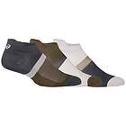 Asics Color Block Ankle Socks 3-pack