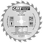 CMT Sågklinga för trä 291; 190x2.6x20; Z24; 20°