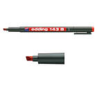 Edding 143B Märkpenna Permanent 1,0-3,0mm (röd)