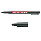 Edding 143B Märkpenna Permanent 1,0-3,0mm (svart)