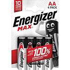 Energizer Batterier Max AA LR6 (4 pcs)