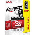 Energizer Batterier Max LR03 AAA (8 pcs)