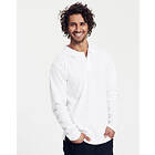 Neutral Ekologisk Klassisk Long Sleeved Polo Shirt (Herr)