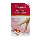 Evoluderm Shea Butter Cold Wax Strips Legs 20st