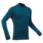 Forclaz Mountain Trekking Merino Wool LS T-shirt With Zip Collar(Herr)