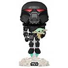 Funko POP! Star Wars Mandalorian 488 Dark Trooper with Child