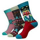 Urban Classics Christmas Nutcracker Socks 3-pack