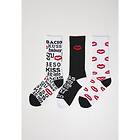 Mister Tee Kiss Socks 3-pack