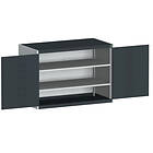 Bott Cubio Storage Cabinet 2 Perfo Doors 900 x 1300 650mm
