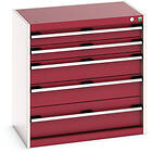 Bott Cubio Drawer Cabinet 5 Drawers 800 x 525mm