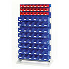 Bott 1775mm HIGH SGL/SIDE LOUVRE PANEL RACK W/ 72PC BIN KIT