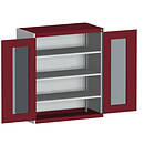 Bott Cubio Storage Cabinet 2 Clearview Doors 1200 x 1050 525mm