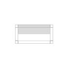 Bott CUBIO 1500mm HALF DEPTH BASE SHELF