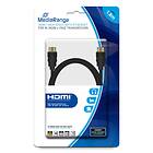 MediaRange HDMI - HDMI Micro High Speed with Ethernet 1.8m