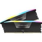 Corsair Vengeance RGB Black DDR5 5600MHz 2x32Go (CMH64GX5M2B5600C36)