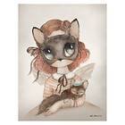 Mrs Mighetto Miss Charlie Poster 18x24cm