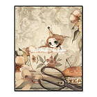 Mrs Mighetto The Tea Bath Poster 40x50cm